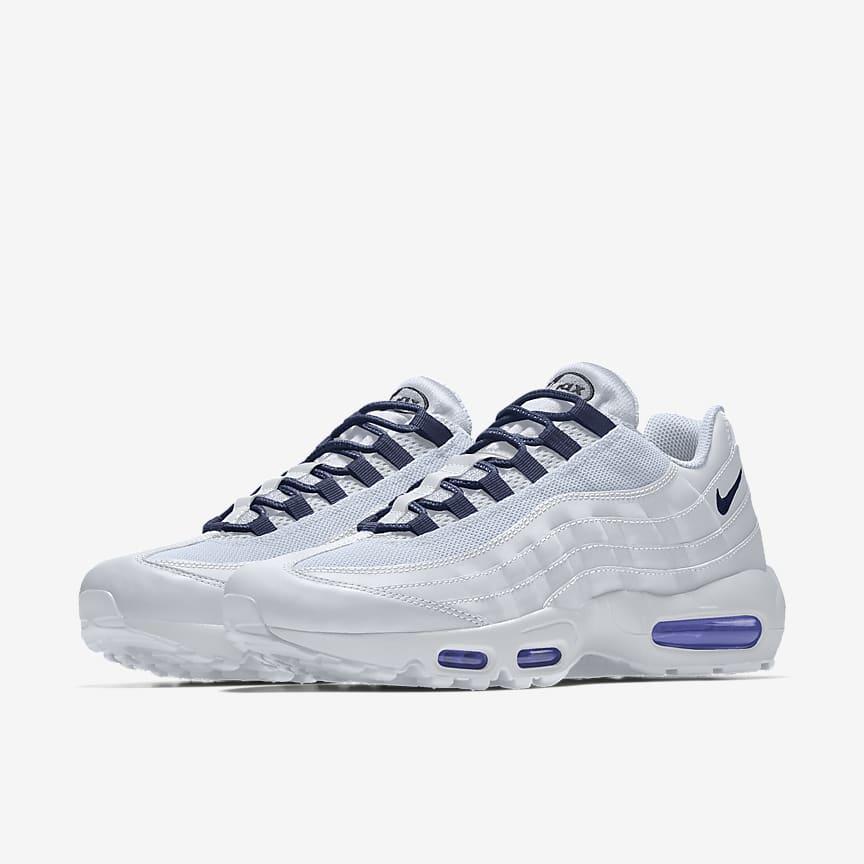 Giày Nike Air Max 95 By You Nữ Trắng Xanh